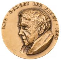 Bronze Medallion of Robert Frost