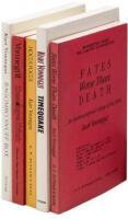 Five uncorrected proof copies of books by Kurt Vonnegut, Jr., three of them signed