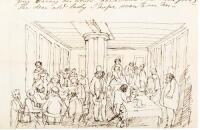 1858 illustrated shipboard letter by "Father of American Experimental Physics"