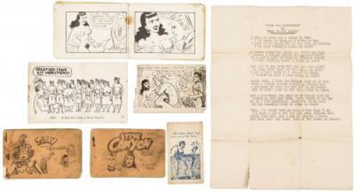 Collection of Erotic Ephemera sent among American Soldiers during Second World War