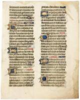 Illuminated Manuscript Leaf from a Missal
