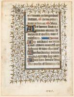 Illuminated Manuscript Leaf from a Book of Hours