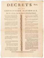 Decrets de la Convention Nationale, Des 6 & 19 Février 1793, l'an second de la République Françoise