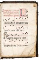 Antiphonal manuscript on vellum