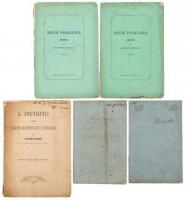 Five mathematical works in Italian, including two duplicates