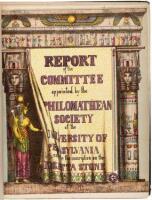 Report of the Committee appointed by the Philomathean Society... of the University of Pennsylvania to translate the inscription on the Rosetta Stone