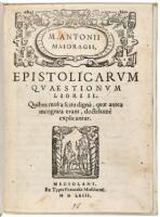 M. Antonii Maioragii epistolicarum quaestionum libri II :
quibus multa scitu digna, quae antea incognita erant, doctissimè explicantur