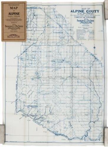 Map of Alpine County, California