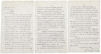 Typed letter to Andrew Carnegie asking for YMCA donation