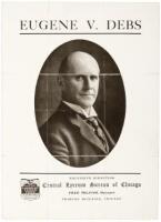 Flyer for a lecture tour by Eugene V. Debs, labor leader and politician, prelude to his 1900 run for presidential office