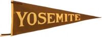 Yosemite Souvenir Pennant - the largest known example