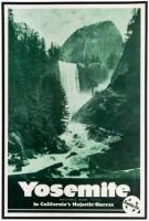 Santa Fe Railroad Yosemite tourism poster