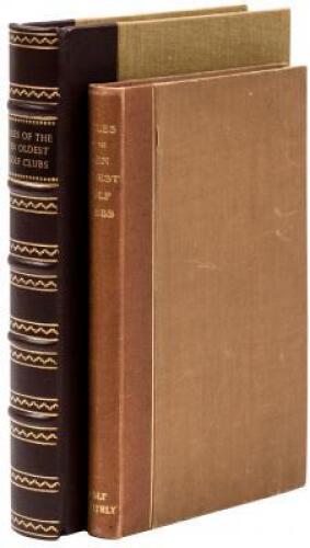 The Rules of Golf of the Ten Oldest Golf Clubs from 1754 to 1848, Together with the Rules of the Royal & Ancient Golf Club of St. Andrews for the Years 1858, 1875, 1888