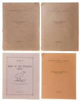 Four volumes on natural history from the Bishop Museum Memoirs series