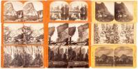 Nine stereo views of Yosemite by California photographers