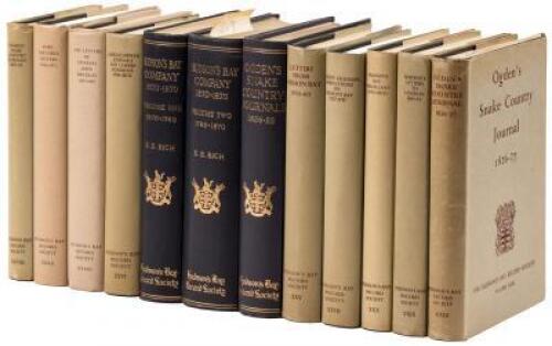 Twelve volumes by the Hudson's Bay Record Society