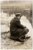 Photograph of Yehudi Menuhin at Mirror Lake, Yosemite Valley