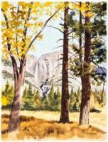 Yosemite Falls - Original watercolor