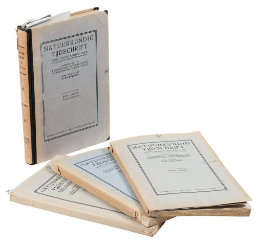 Natuurkundig Tijdschrift voor Nederlandsch-Indie - four volumes from the physics journal of the Netherlands Indies