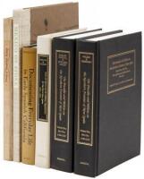 Seven volumes of Americana, including early Spanish California