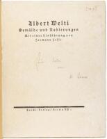 Albert Welti: Gemälde und Radierungen [Albert Welti. Paintings and Etchings] - Signed by Hermann Hesse