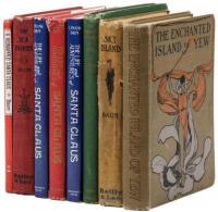 Eight volumes by Frank L. Baum, mostly reprint editions