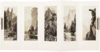 Ten gelatin silver photographs of mountains, rock formations and waterfalls of Yosemite