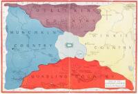 Map of the Marvelous Land of Oz Drawn by Prof. Wogglebug, T.E.