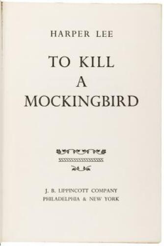 To Kill a Mockingbird