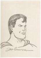 - WITHDRAWN - Original pencil drawing of Superman, by Joe Shuster