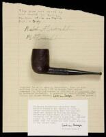 Tobacco pipe, owned and smoked by William Faulkner