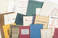 Thirty finely printed keepsakes. most produced for presentation to the Roxburghe and/or Zamorano Clubs