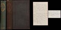 Two titles by Gail Hamilton, with autograph note, signed and a letter to her publisher