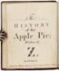 The History of the Apple Pie; written by Z - 4