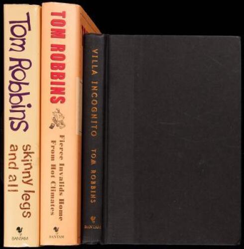 Three novels by Tom Robbins - All inscribed