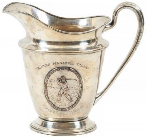 Silver Plated Golf Trophy