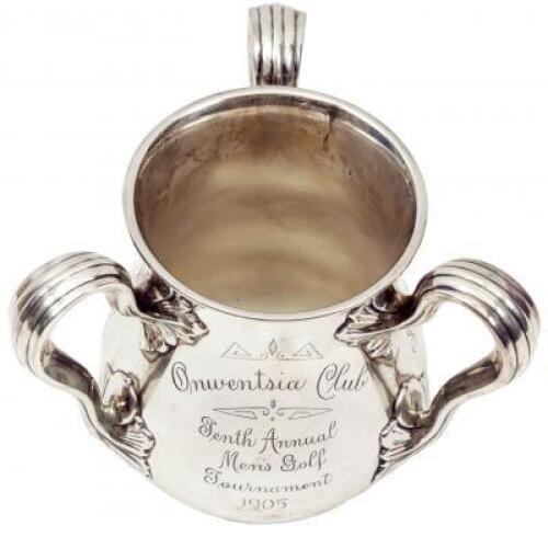 Sterling Silver Golf Trophy