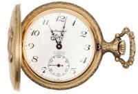 Golden pocket watch