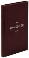 The Merion Cricket Club: Charter, By-Laws, House and Ground Rules, Officers and Members, April, 1902