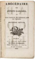 Ab&eacute;c&eacute;daire des Petits Gar&ccedil;ons, ou petits tableaux des principaux jeux de l'enfance