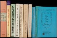 Nine volumes by M.F.K. Fisher, five of them signed or inscribed