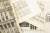 Eleven renderings of the Temple of Solomon, being folding and/or double-page plates from "In Ezechielem explanationes et Apparatus vrbis ac Templi Hierosolymitani commentarijs et imaginibus illustratus..." - 2