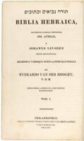 Biblia Hebraica, Secundum ultimam editionem Jos. Athiae, a Johanne Leusden denuo recognitam, recensita variisque notis latinis illustrata ab Everardo Van Der Hooght, V.D.M. Editio prima Americana, sine punctis masorethicis