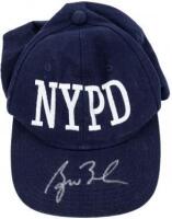 NYPD ball cap, signed on the brim by George W. Bush