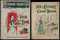 Two salesman's dummies for turn of the century popular cookbooks