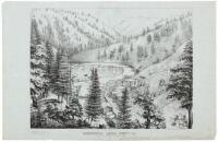 Downieville; Sierra County, Cal. / Sketched by Mrs. M.
N. Horton