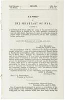 Report on the Secretary of War in Answer to a resolution of the Senate calling for a copy of the contract made with Russell, Majors & Waddell for beef cattle...