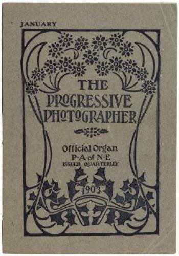 1903 First issue of New England Photographers journal