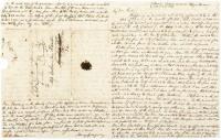 Fort Leavenworth Army Chaplain, Autograph Letter Signed, 1839