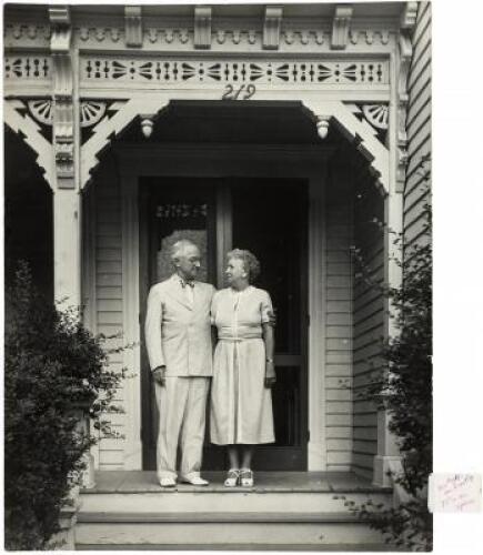 Two large photographs of Harry Truman